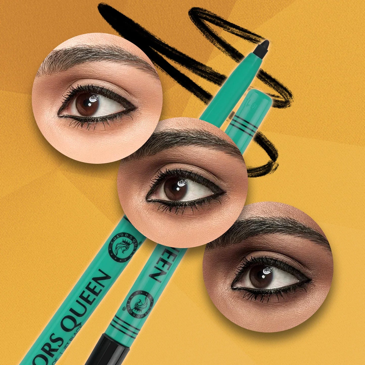 Bold Eyes Auto Kajal – Jet Black, Waterproof & Vitamin E Enriched