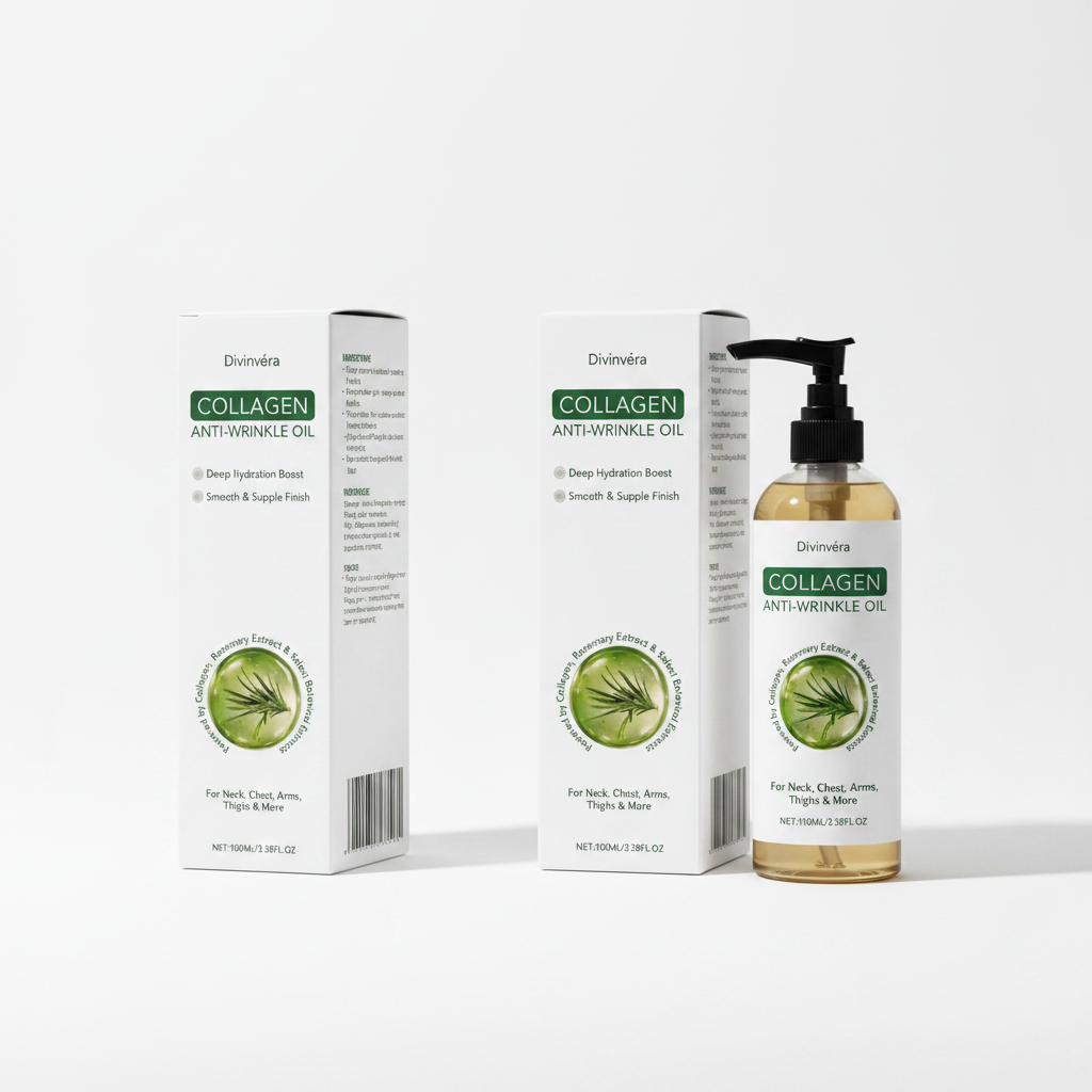 Divinvéra Collagen Oil | Tightens and lifts sagging skin by 98% within 24 hours