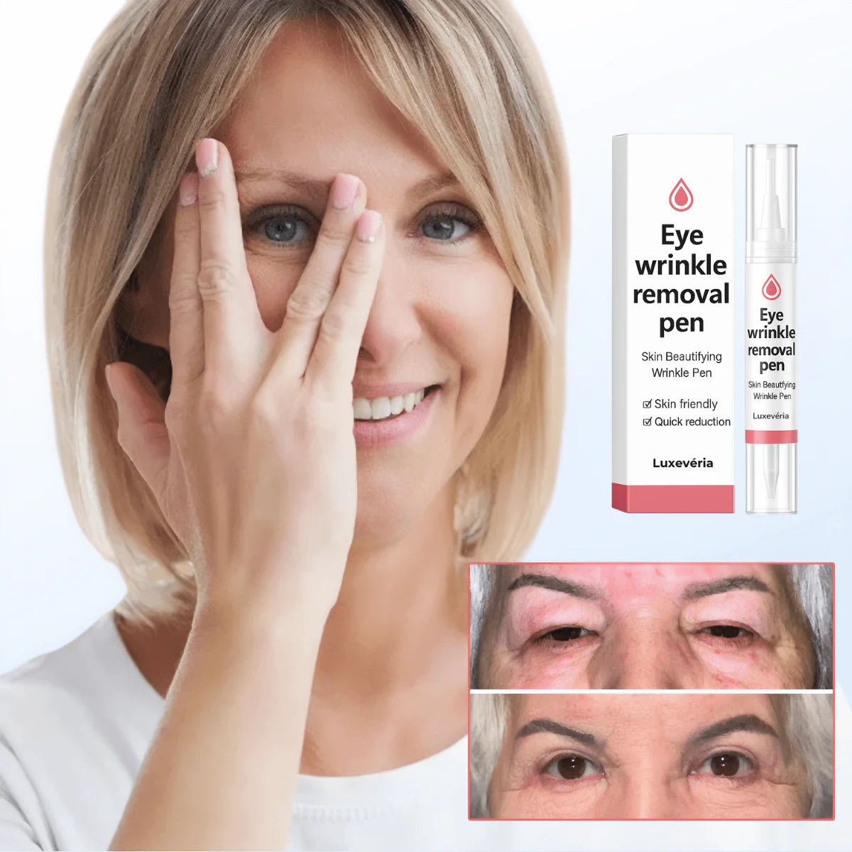 Firmer, lifted-looking eyelids in just 5 days — no strips, no surgery!