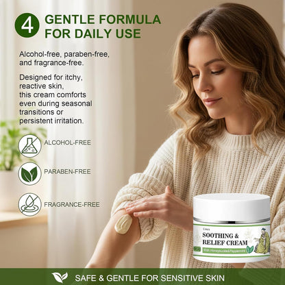 𝐎𝐟𝐟𝐢𝐜𝐢𝐚𝐥 𝐁𝐫𝐚𝐧𝐝 𝐒𝐭𝐨𝐫𝐞 |🧿Umex®  Soothing & Relief Cream with Honeysuckle & Peppermint 30g 100% Natural Plant