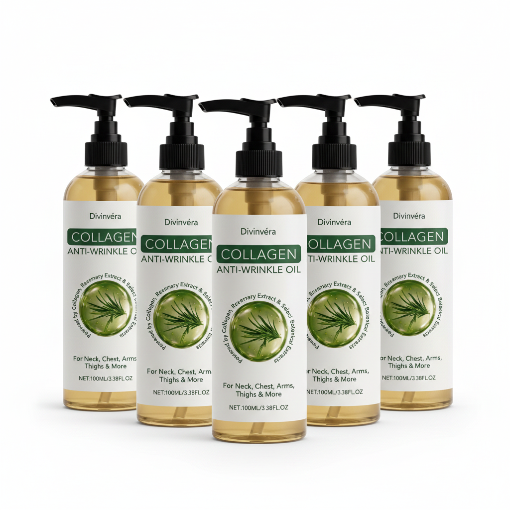 Divinvéra Collagen Oil | Tightens and lifts sagging skin by 98% within 24 hours
