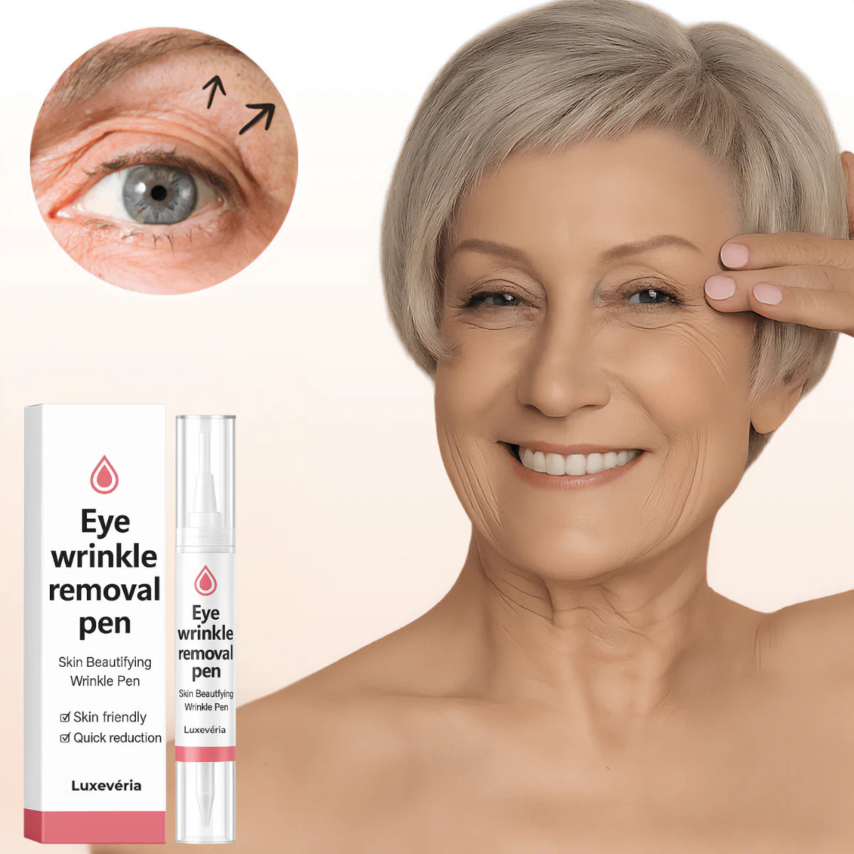 Firmer, lifted-looking eyelids in just 5 days — no strips, no surgery!