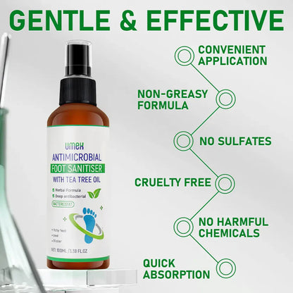 Umex® Tea Tree Foot Spray - Fast Fungus & Odor Elimination