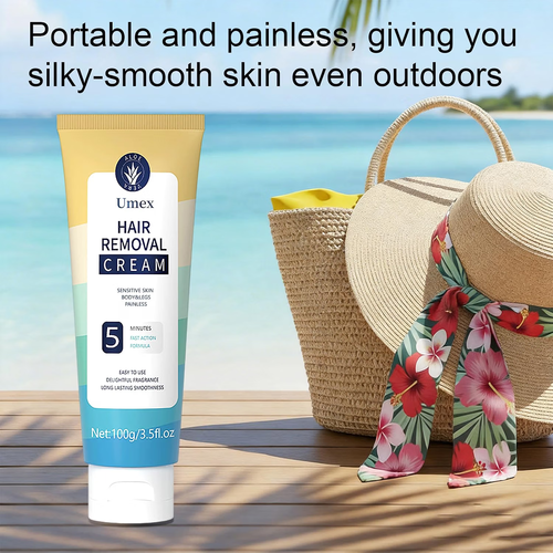 Aloe Vera Hair Removal Cream for Sensitive Skin | Smooth, Soft Finish