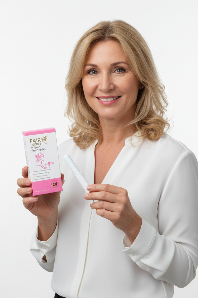 Woman 2 holding Fairy Secret product